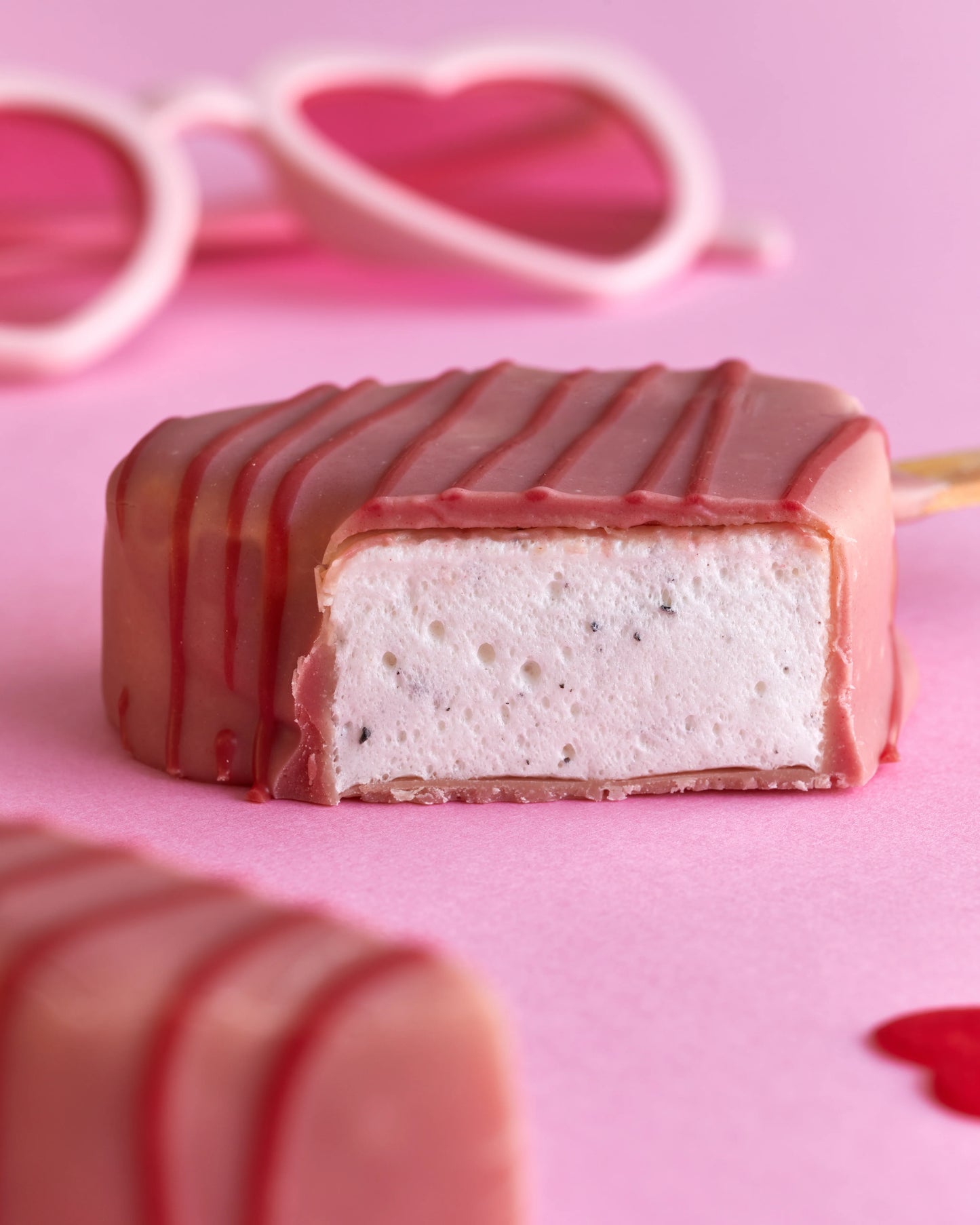 Chokladhjärta med Mjuk Vaniljmarshmallow