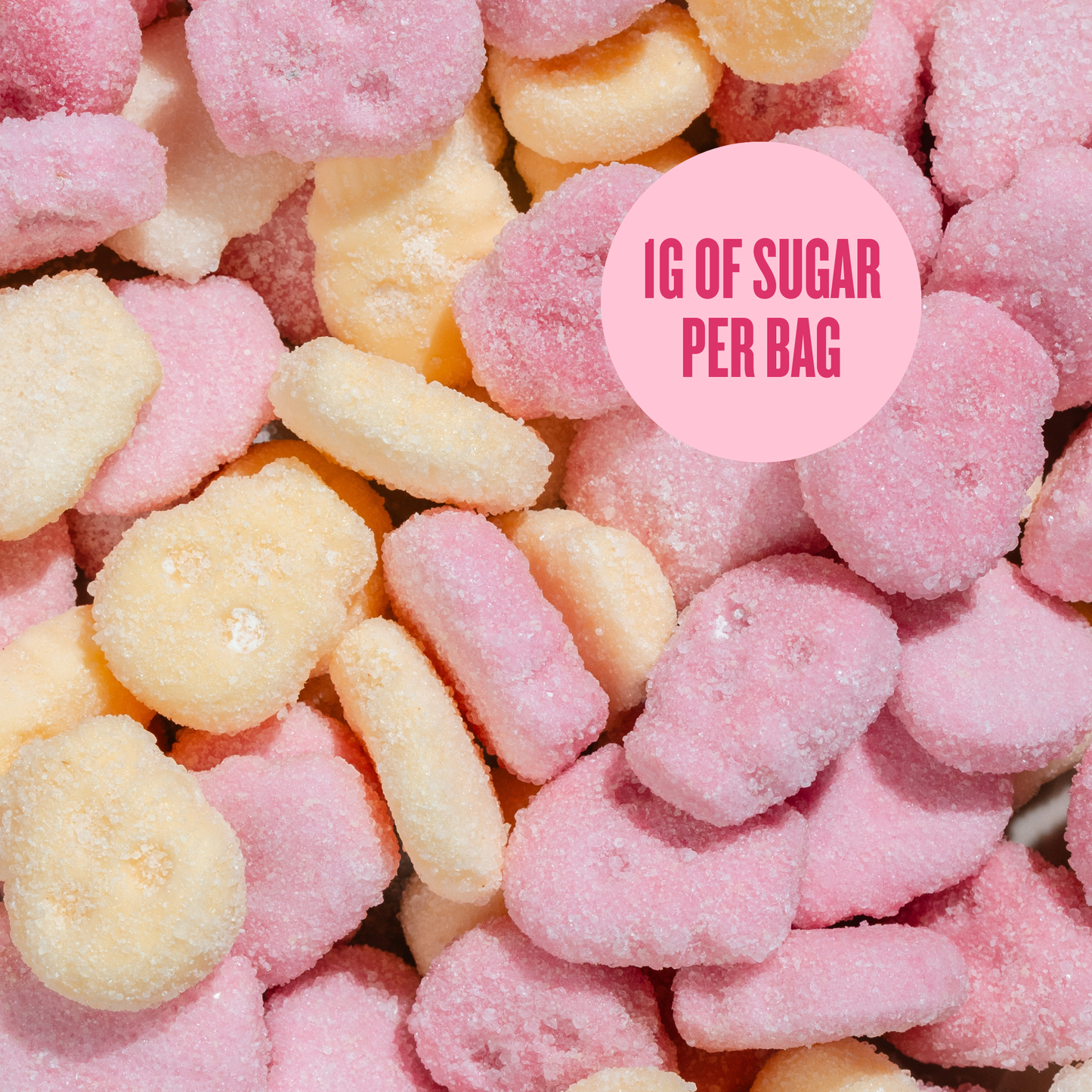 Pändy Sour Skulls 50 g – syrligt skumgodis med hallon och citron