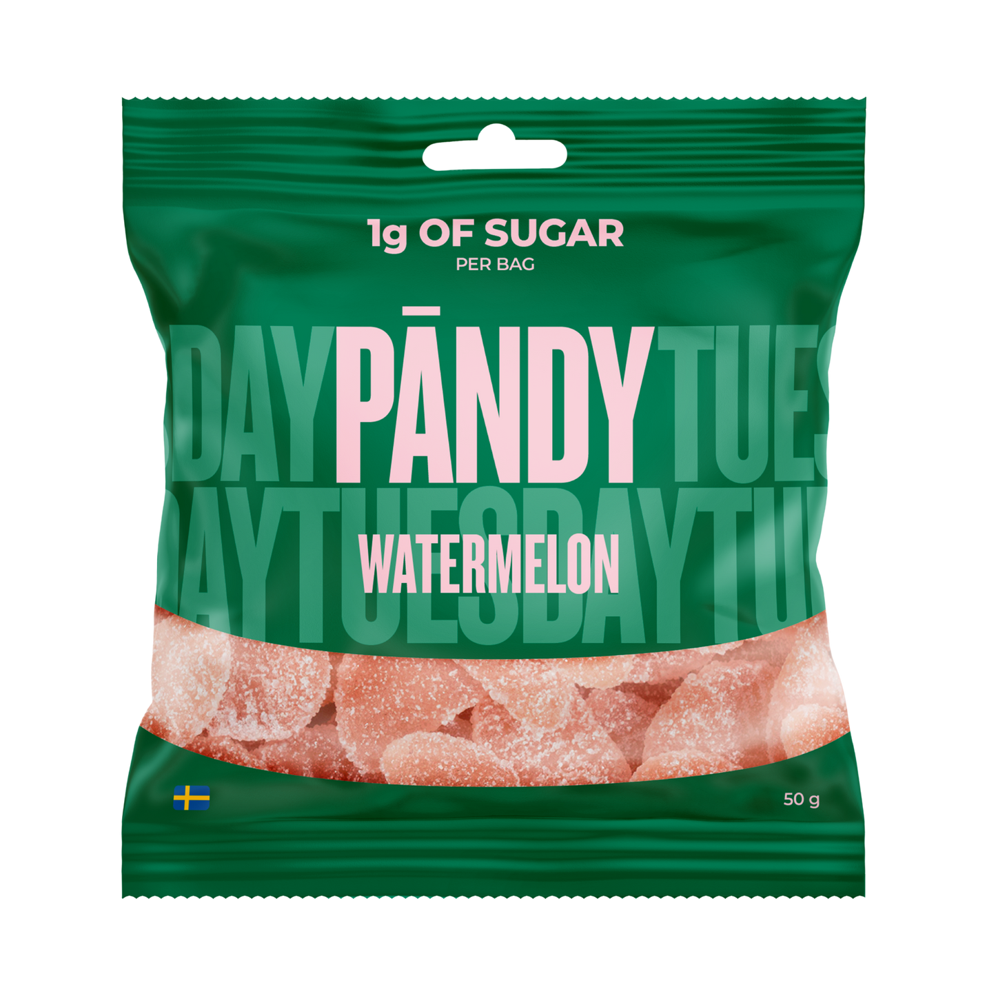 Pändy Watermelon godis närbild