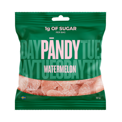 Pändy Watermelon godis närbild