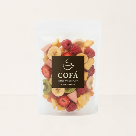 Frystorkade blandade fruktskivor - 50g - Cofa