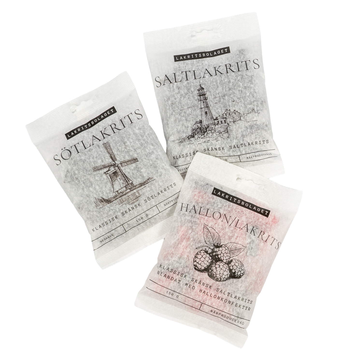 Lakritsbolaget – Premium Svensk Hallon/Lakrits Godis - Cofa
