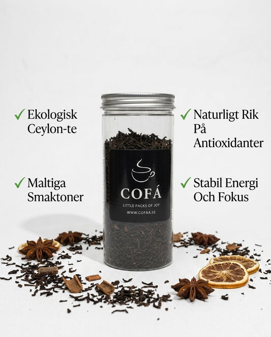 Ceylon Svart Te 80g – Floréa | Cofá