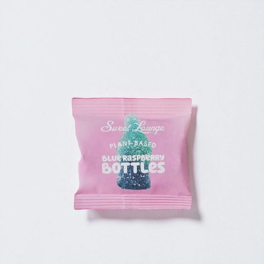Sweet Lounge - Veganska Syrliga Blå Hallonflaskor (Plastfria) 25g - Cofa