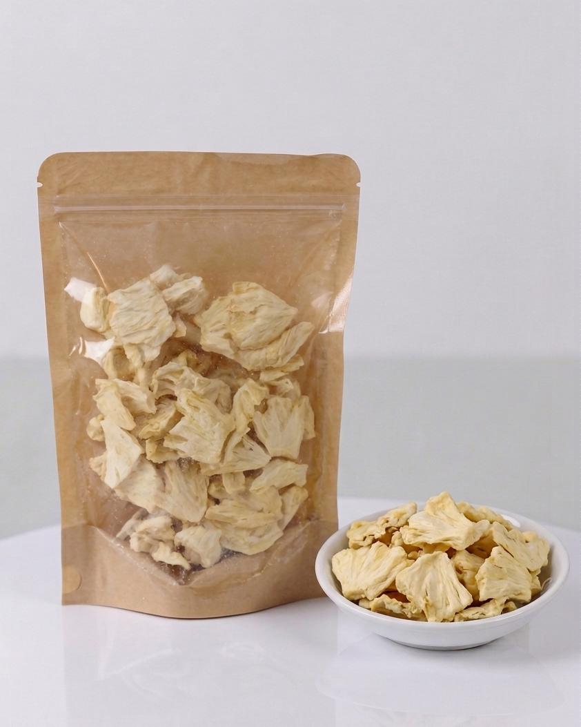 Frystorkad Ananas 45g – Söt & Tropisk Fruktsnack