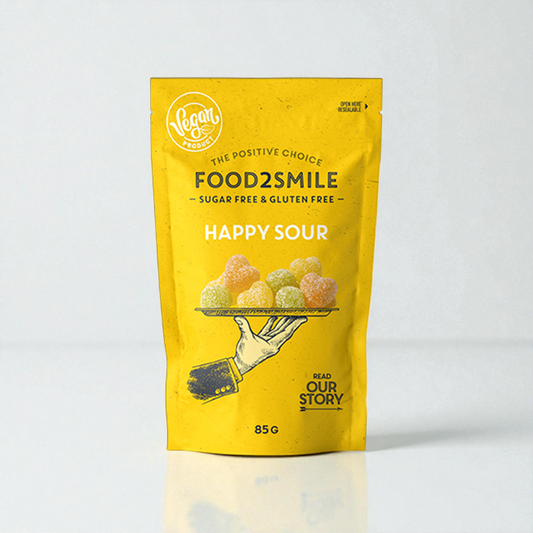 Food2Smile - Sockerfri syrlig godis | Happy Sour 85 gram - Cofa