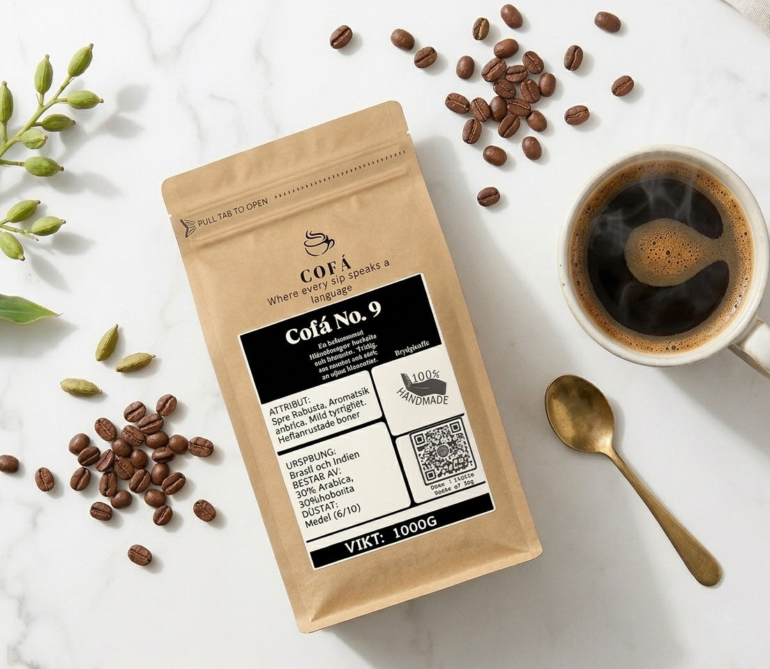 Cofás arabicakaffe med kardemumma i förpackning