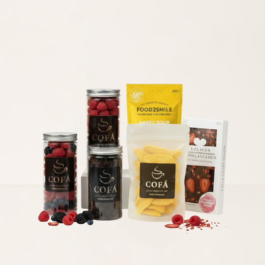 Tropisk Lyxbox – Mango, Bär, Te och Choklad