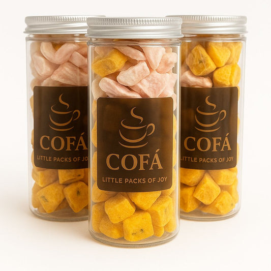 Freeze Dried Passion Fruit & Pink Peach Slices