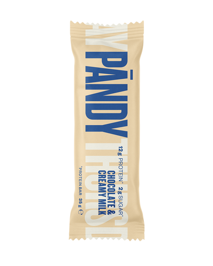 Pändy Proteinbar Creamy Milk 35 g med mjölkchoklad