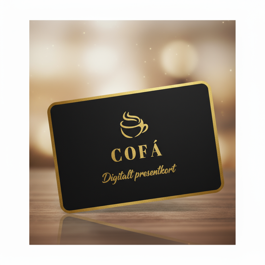 Digitalt presentkort från Cofá