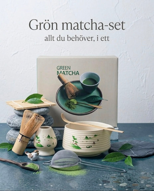 Grön matcha set